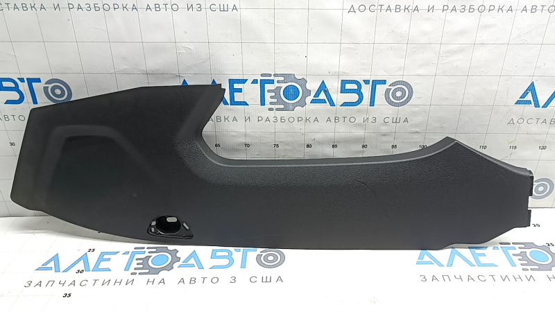 Chevrolet Equinox EV 24-26 black side center console trim, front left lower, without plug, worn