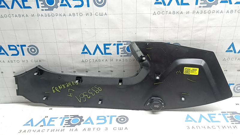 Chevrolet Equinox EV 24-26 black side center console trim, front left lower, without plug, worn