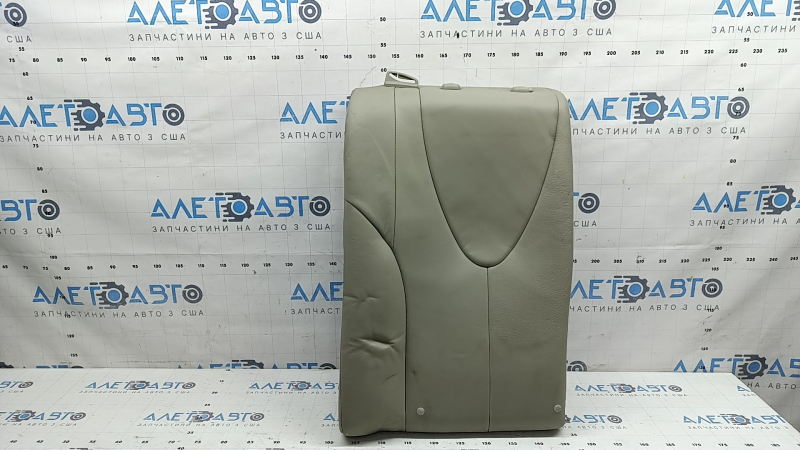 Left rear seat backrest Toyota Camry v40 07-09, beige leather, wrinkled, dry cleanable