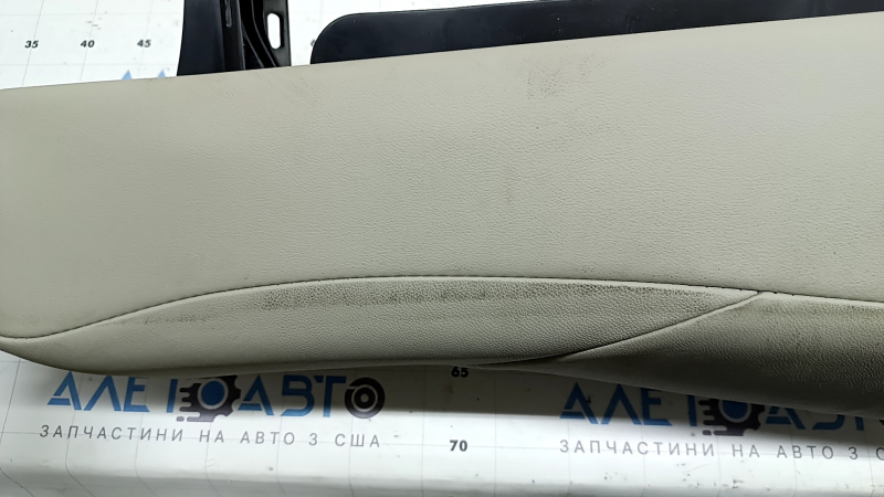 Right rear seat side bolsters for Toyota Camry V40 07-09, beige leather, dry-cleanable, dented
