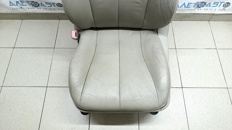 Driver's seat Toyota Camry v40 07-09 with airbag, beige leather, electric, heated, dry cleanable, cracked leather