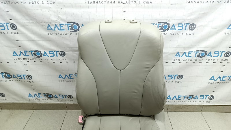 Driver's seat Toyota Camry v40 07-09 with airbag, beige leather, electric, heated, dry cleanable, cracked leather