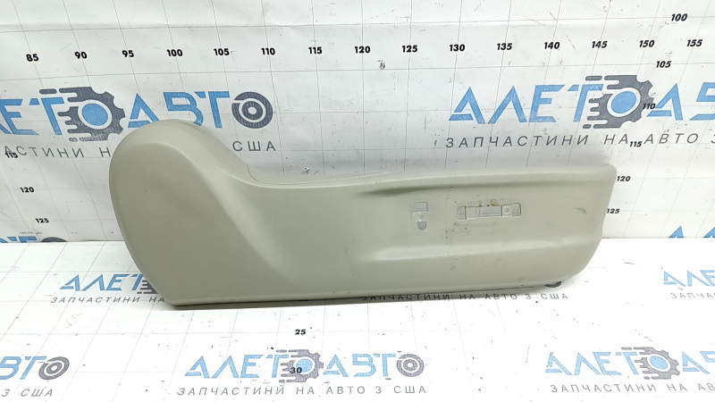Side right passenger seat trim for Toyota Camry v40 07-11, beige, electrically powered, dry-cleanable