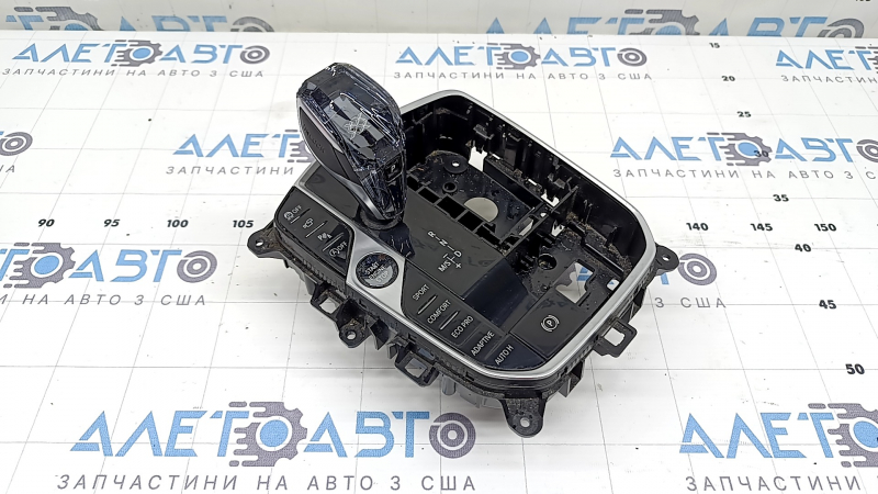 Gear shifter with handle BMW X7 G07 19-22 for parking sensors, 360 cameras, PMA, stop-go, electric shock absorbers, Crafted clarity, scratch