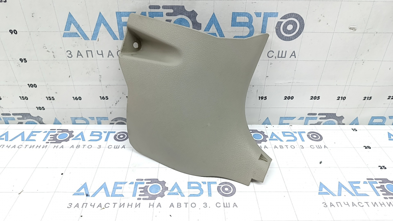 Lower right front pillar trim Toyota Camry v40 07-11 beige, scratches, whitened plastic