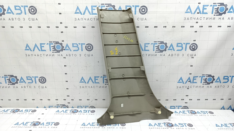 Lower right center pillar trim Toyota Camry v40 07-11 beige, plastic turned white, scratches