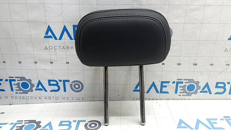 Headrest 2nd row left Chevrolet Equinox EV 24-26 black leather, red, blue and gray stitching