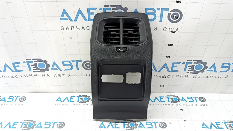 Center console trim with air vent deflector Jeep Cherokee KL 19-21 black, scratches