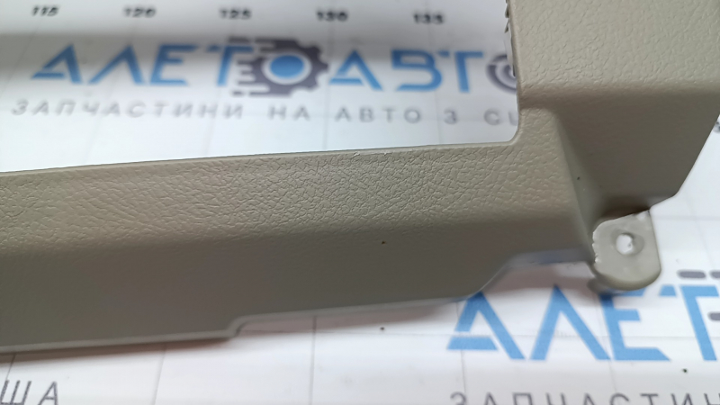 Toyota Camry v40 07-11 driver's knee dashboard trim, beige, under 2 buttons, scratches