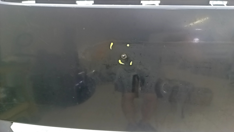 Front bumper bare Toyota Camry v40 07-09 black, worn, non-factory holes, blistered paint, cobweb
