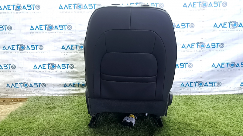 Chevrolet Equinox EV 24-26 passenger seat with airbag, black leather, red, blue and gray stitching, mechanical, heated, with block