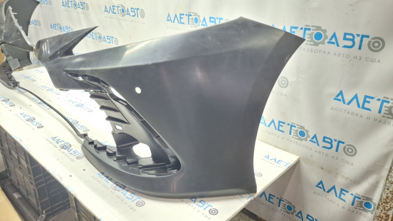 Front bare bumper Toyota Camry v70 21-24 LE\XLE without parking sensors, broken in the center, scratch