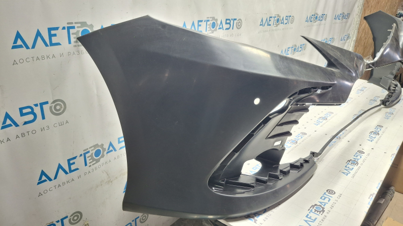 Front bare bumper Toyota Camry v70 21-24 LE\XLE without parking sensors, broken in the center, scratch