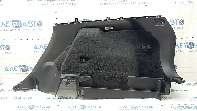 Right arch trim Jeep Cherokee KL 19-23 black, felt, under the electrical cover, scratches, whitened plastic, needs cleaning