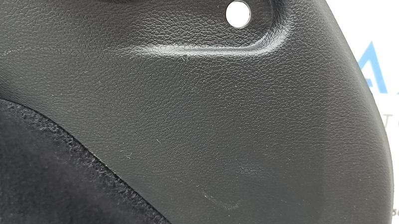 Right arch trim Jeep Cherokee KL 19-23 black, felt, under the electrical cover, scratches, whitened plastic, needs cleaning