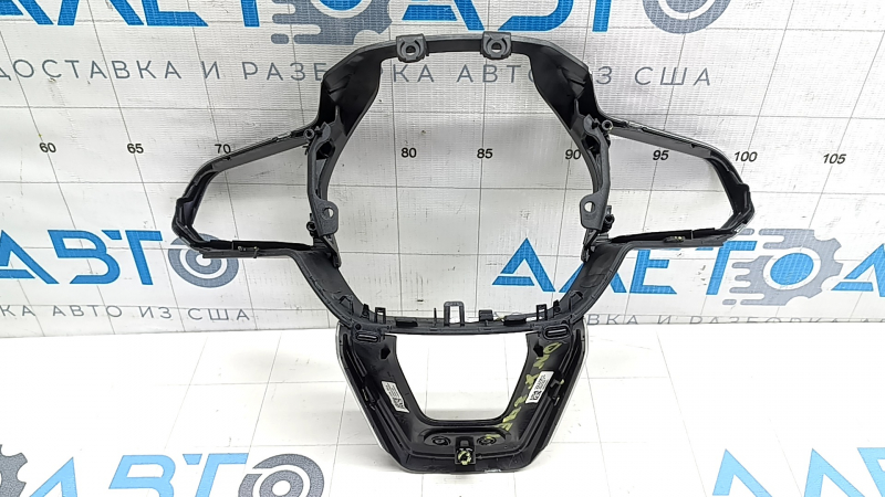Chevrolet Equinox EV 24-26 black steering wheel cover, gloss black cover, dark gray moldings, crack, broken fasteners