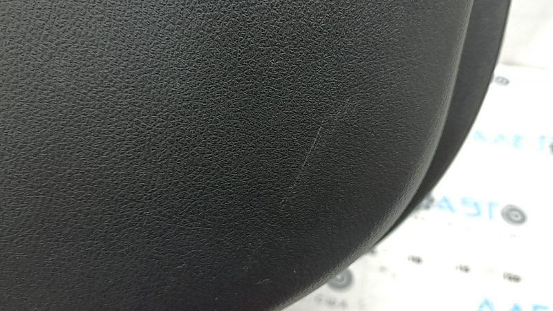 Door trim, rear left card, Nissan Rogue 21-22, black with black leather insert, leather armrest, brown top, under curtain, without curtain, scratches