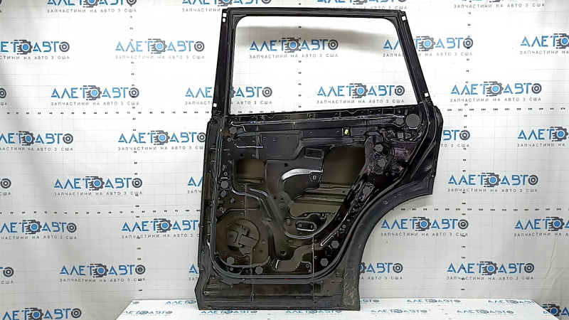 Bare rear right door Nissan Rogue 21-26 under the curtain, black KH3, butt