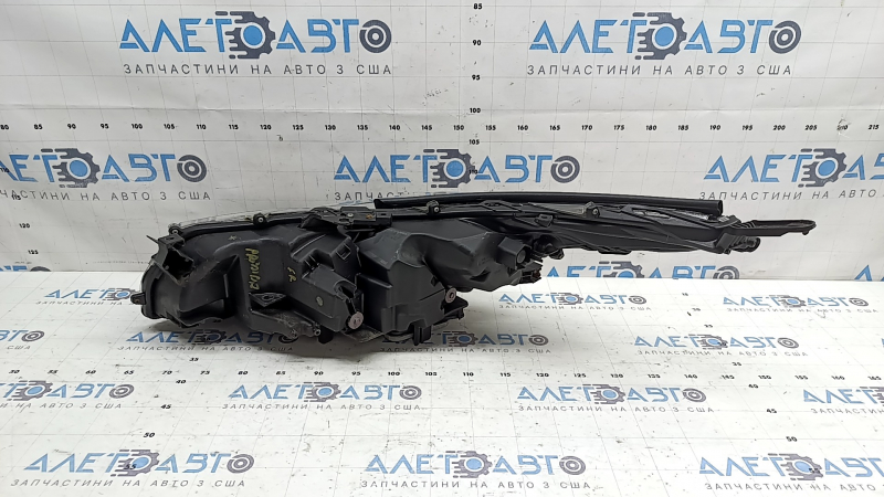 Right front headlight assembly for Toyota Prius 50 Prime 17-19 LED with seal and upper mount, ready for polishing