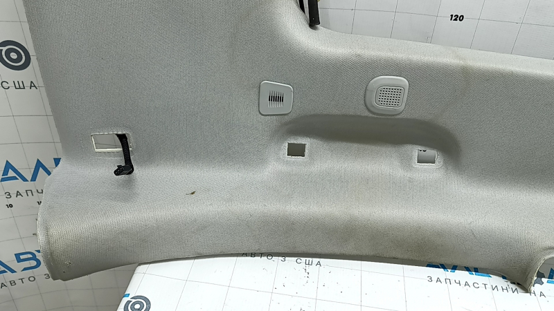 Jeep Cherokee KL 19-23 gray headlining, for panoramic windows, for dry cleaning, burn marks