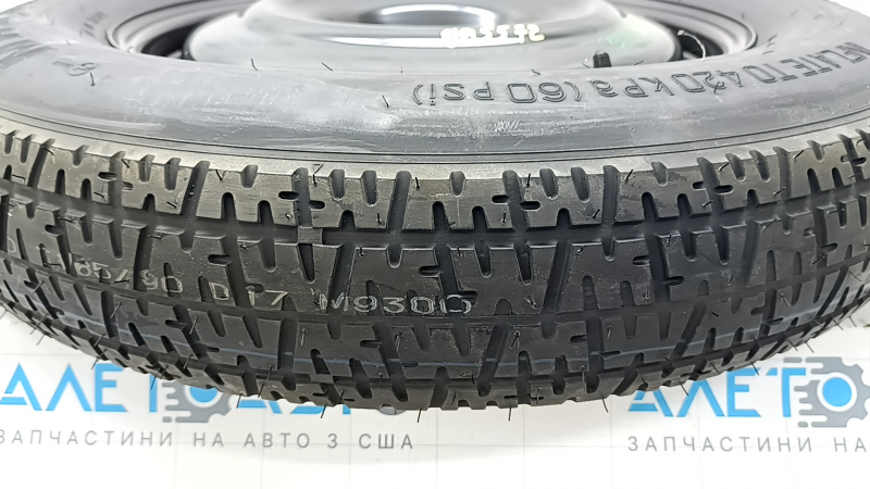 Spare tire for space saver Nissan Rogue 21-26 D17 165/90