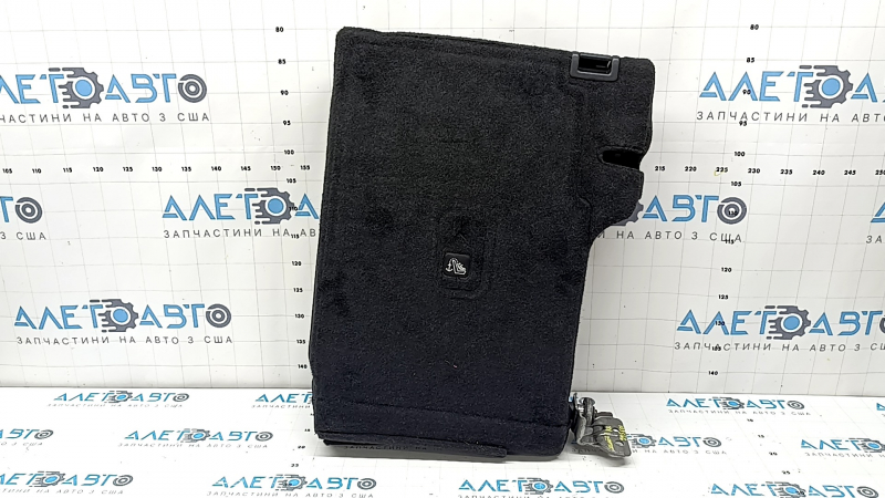 Back of rear row of seats 2nd row right Nissan Rogue 21-22 black leather, scratches