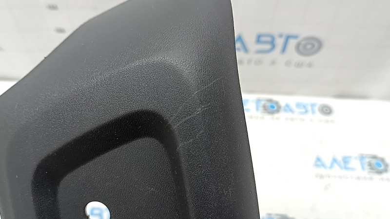Driver's side seat cover, left, Nissan Rogue 21-26, black, electric, broken fasteners, scratches