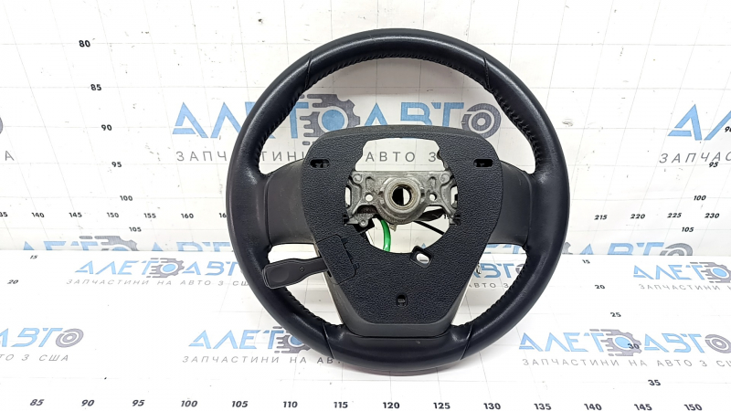 Naked steering wheel Toyota Prius 50 Prime 17-22 black leather, with buttons, ready for re-upholstery