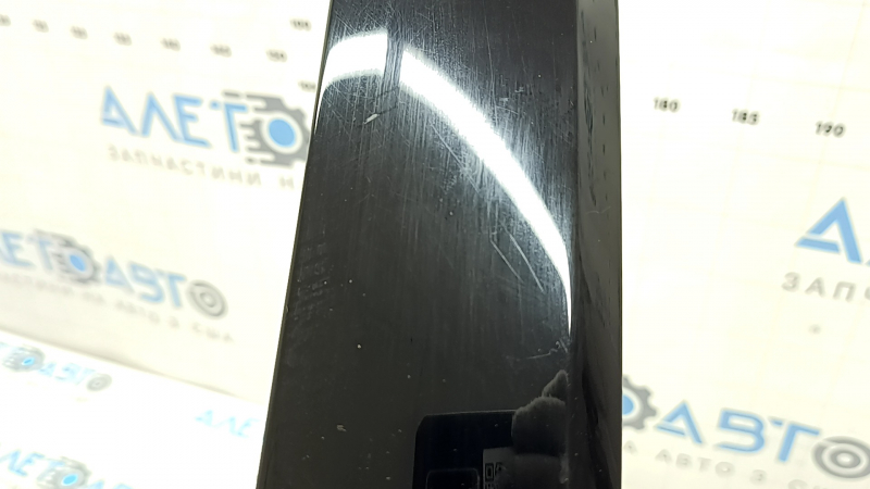 Right front pillar molding Nissan Rogue 21-26, gloss black, dried out seal, worn