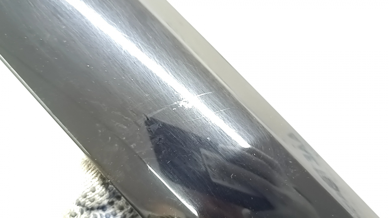 Right front pillar molding Nissan Rogue 21-26, gloss black, dried out seal, worn