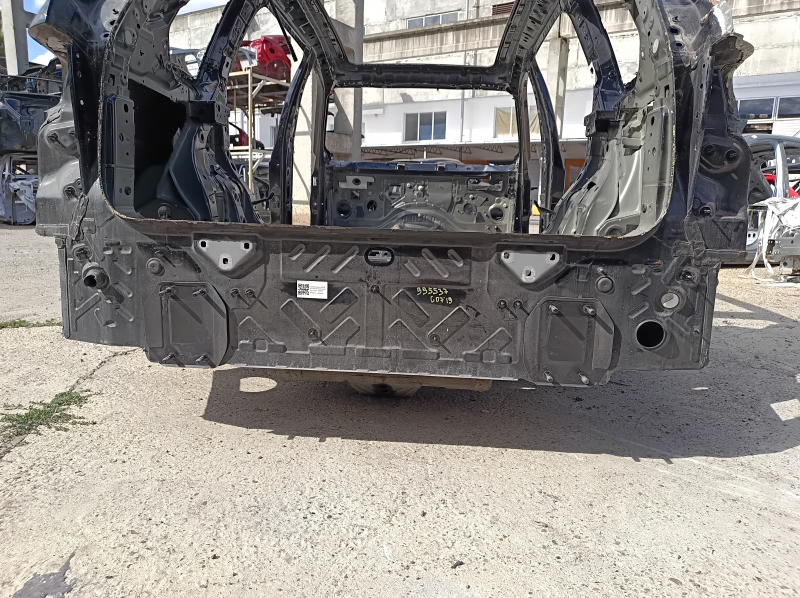 Rear panel BMW X7 G07 19-26 2 parts, on the body, black