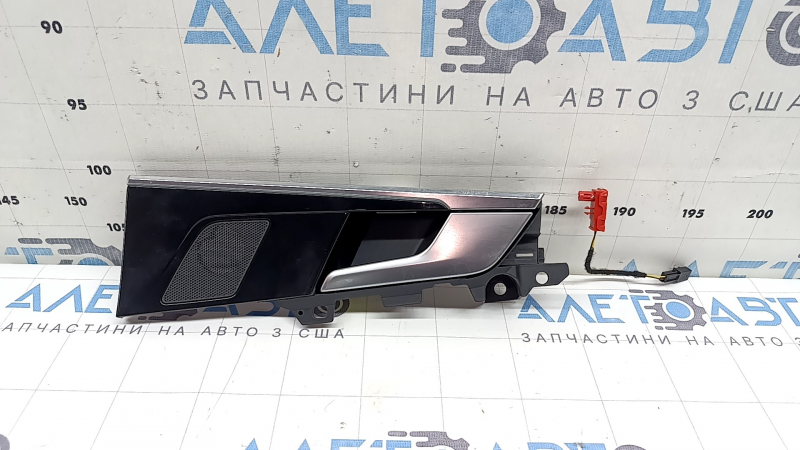 Inner rear right door handle for Audi A4 B9 17-25 with illumination, with glossy black trim