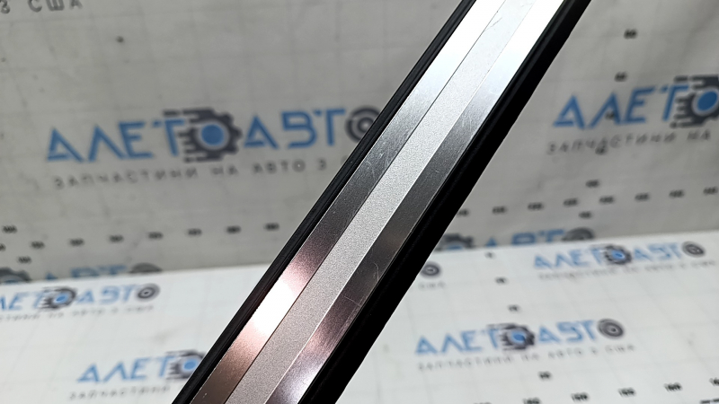 Outer front right threshold trim Audi A4 B9 17-24 chrome, scratches, nicks
