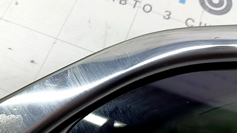 Rear left fixed window glass Toyota Highlander 14-19 chrome, tinted, antenna, scratches