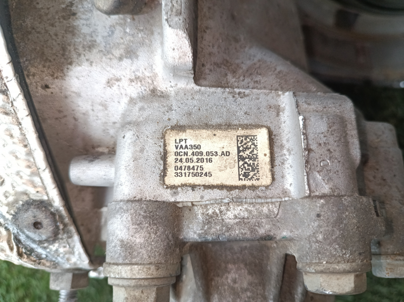 Automatic transmission assembly Audi A3 8V 17-20 6-speed 2.0T AWD DSG RHK 116k, with transfer case