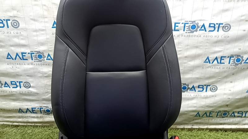Passenger seat Tesla Model Y 20-25 with airbag, electric, black leather, heated, scratches