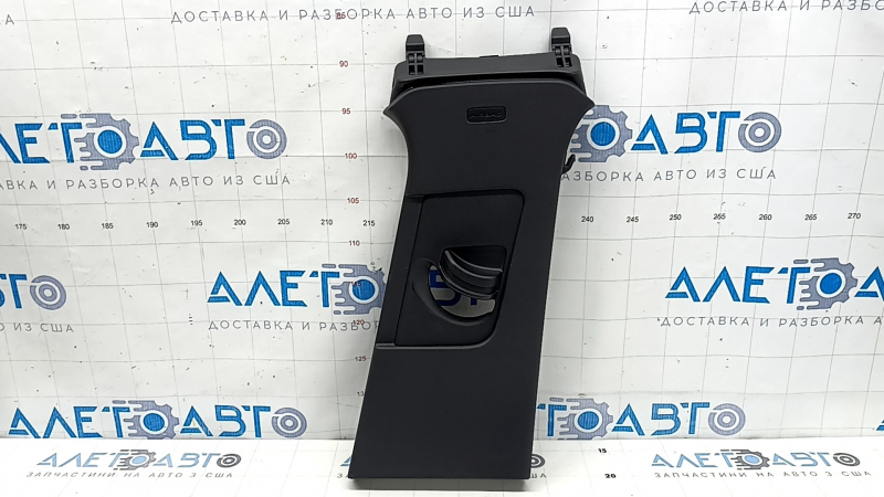 Upper right center pillar trim, Audi Q3 83A 19-25, black, worn