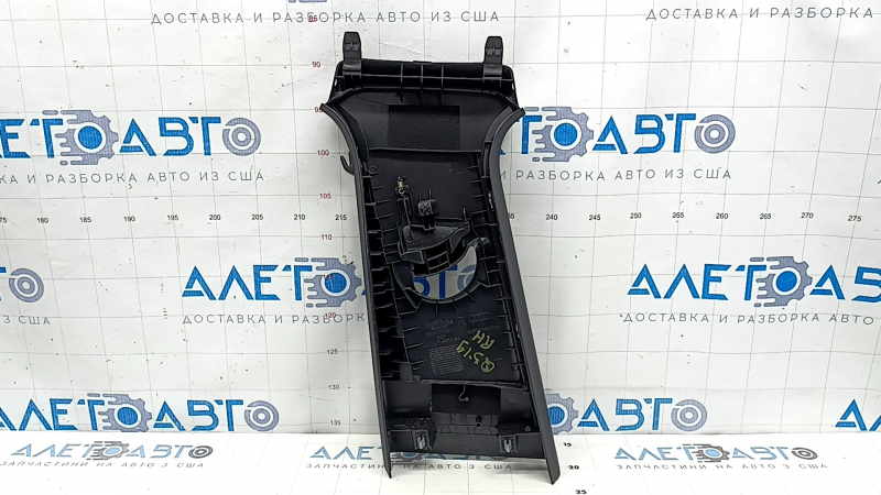 Upper right center pillar trim, Audi Q3 83A 19-25, black, worn