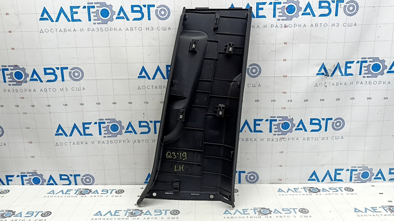 Lower left center pillar trim Audi Q3 83A 19-25 black, worn