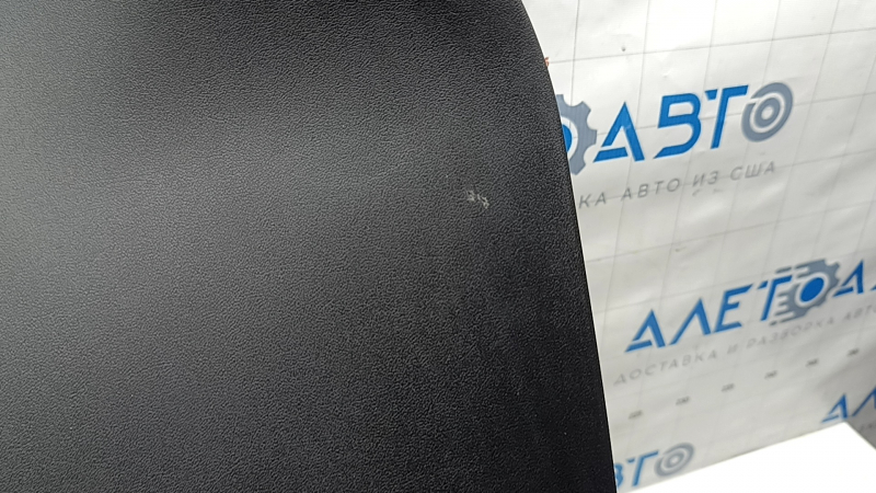 Tesla Model Y 20-25 black lower trunk door trim, with speaker grilles, scratches, needs cleaning