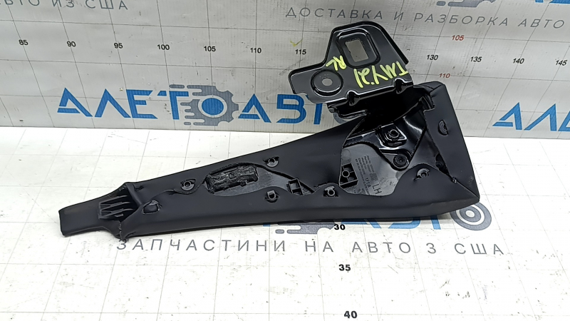 Side bolster of the 3rd row seat, right Tesla Model Y 20-25, leather, black