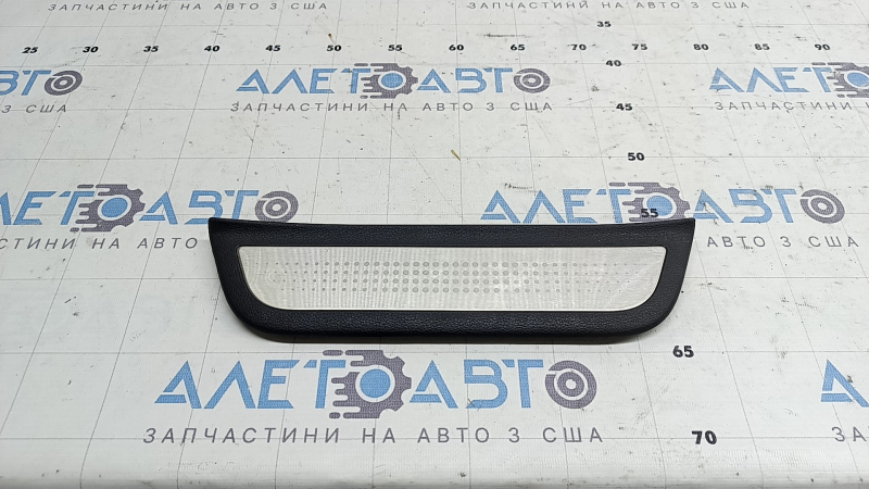 Black rear right outer door sill plate with chrome insert for Hyundai Ioniq 17-19