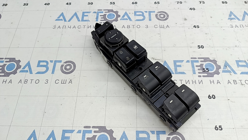 Front left window lift control Hyundai Ioniq 17-19 2 auto, black, with memory, with mirror control