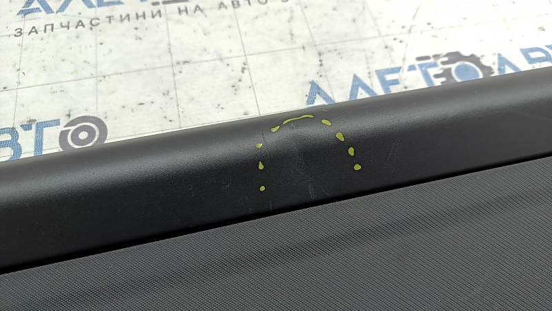 Hyundai Ioniq 17-22 trunk curtain, black, scratches, dent