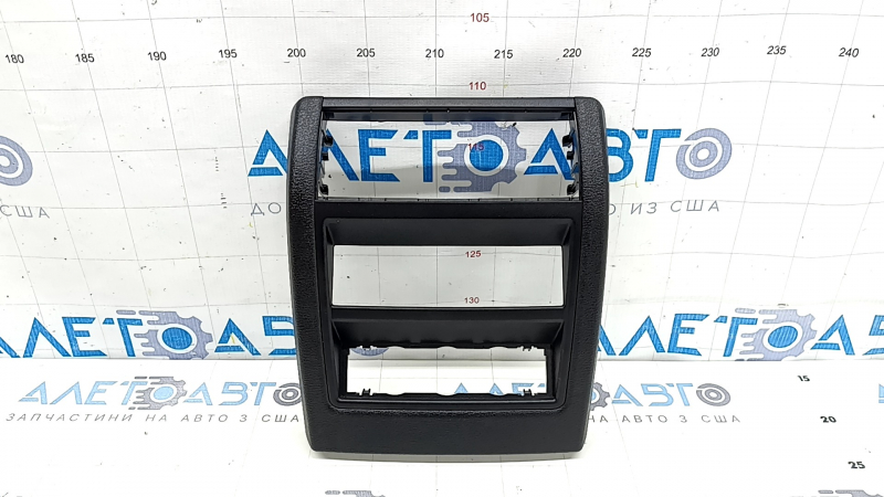 Rear center console trim BMW X5 F15 14-18 black, broken fasteners