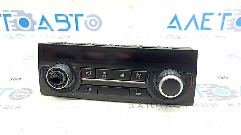 Rear climate control BMW X5 F15 14-18 with heating 2 rows, no AUTO button, air