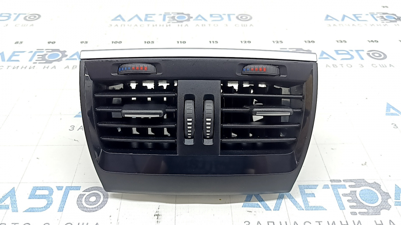 BMW X5 F15 14-18 black center console air duct deflector, for climate control, scratches