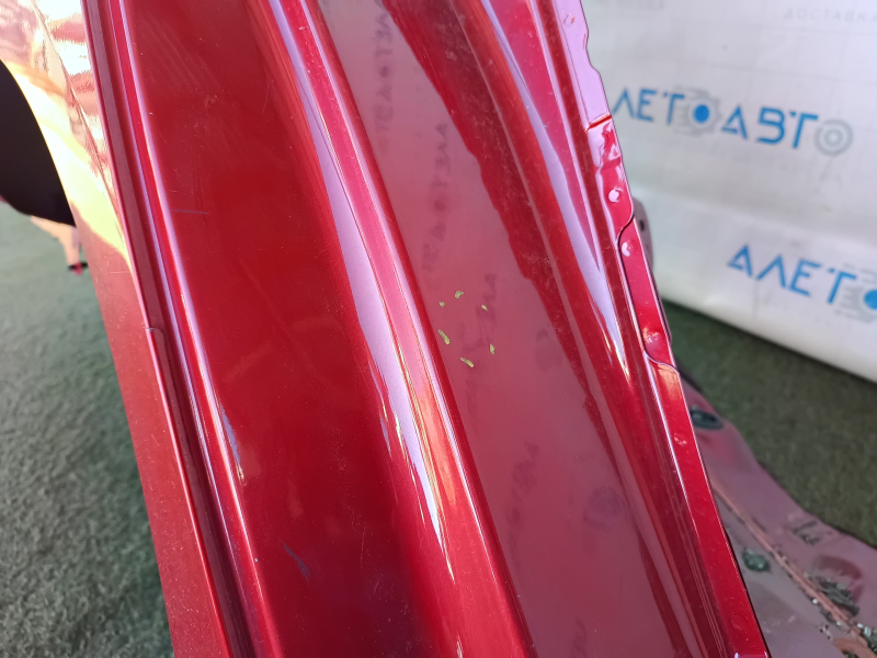 Quarter wing rear right Toyota Prius 50 19-22 under BSM, sawed off with the central pillar, red, bumps, dents