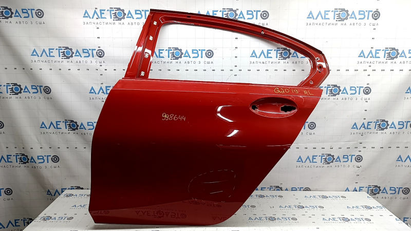 Bare rear left door BMW 3 G20 19-26 red A75, scratches