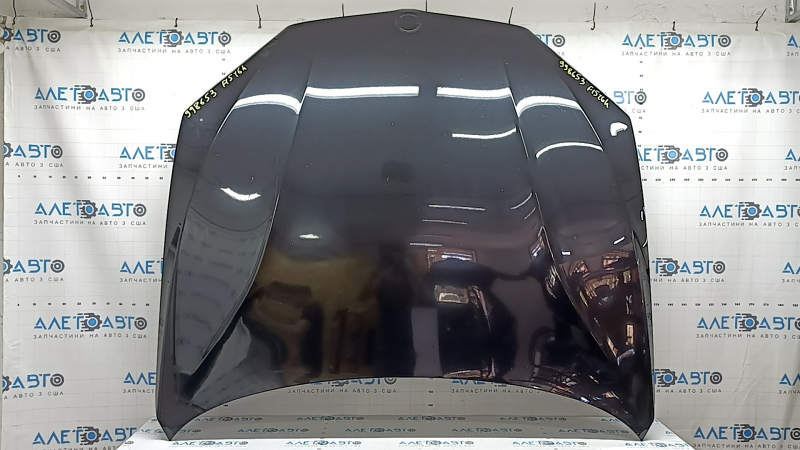 Bare hood BMW X5 F15 14-18 aluminum, black 475